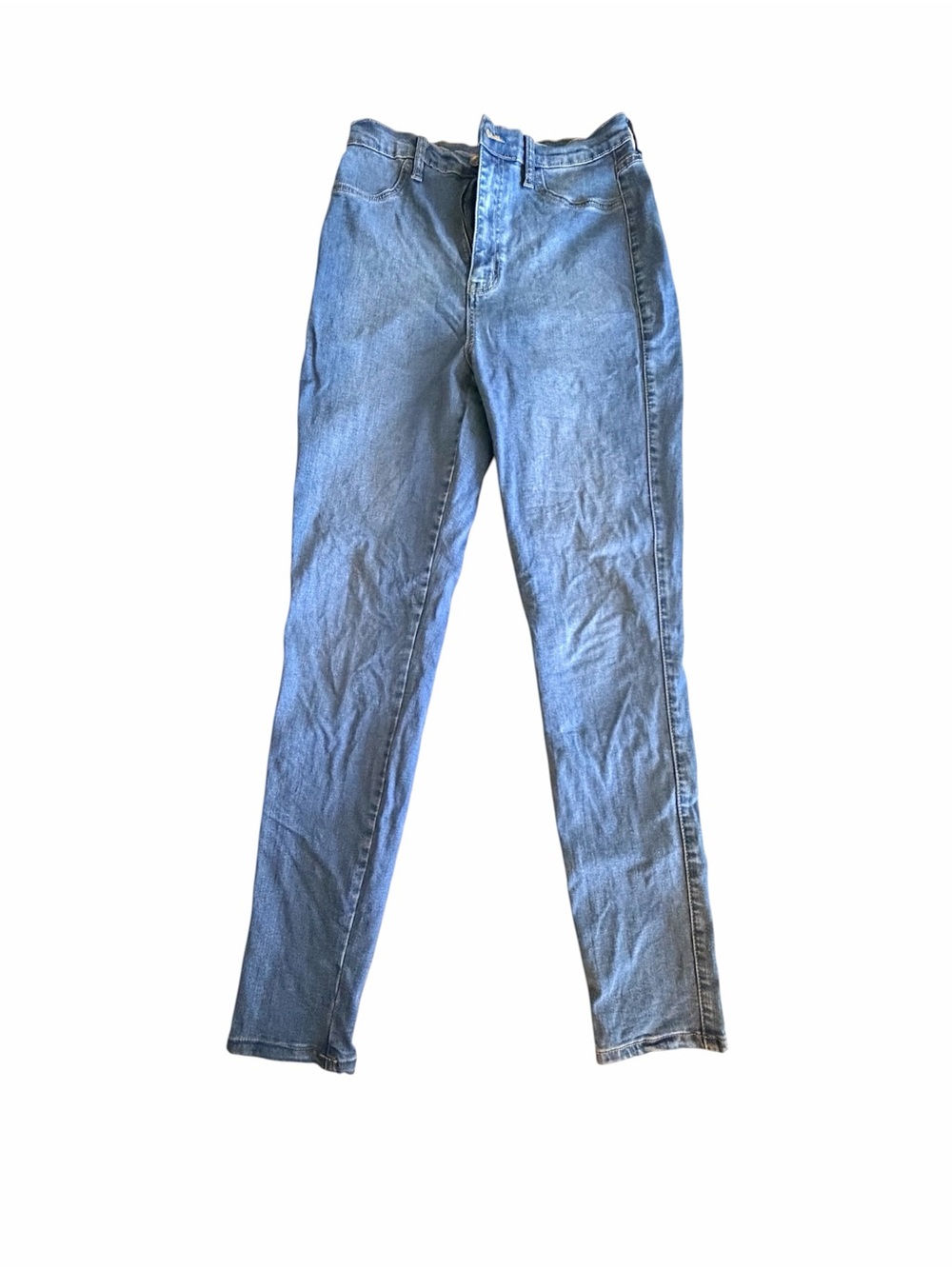Fashion Nova Luxe High Rise Skinny Jeans Medium Wash Size 11